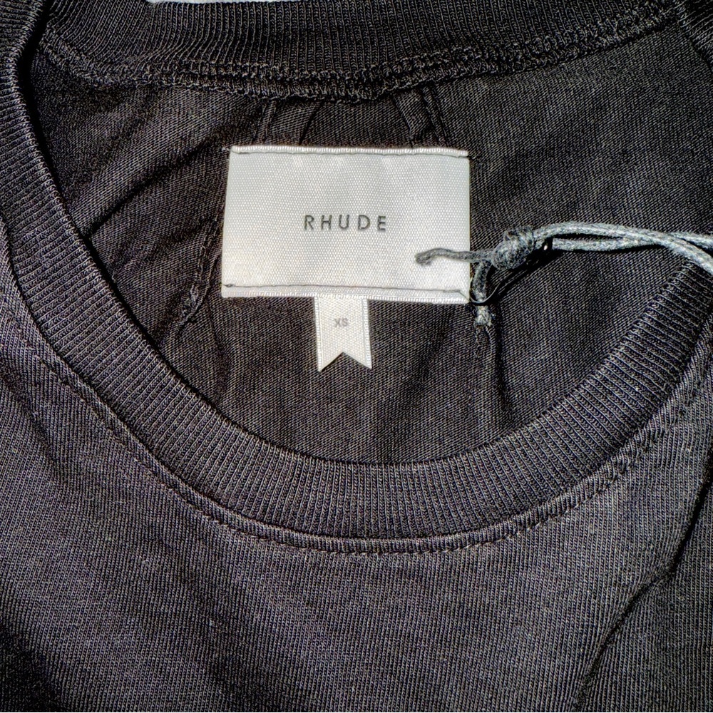 Rhude’s After Death Graphic Black Long Sleeve Tee - Picture 5 of 7